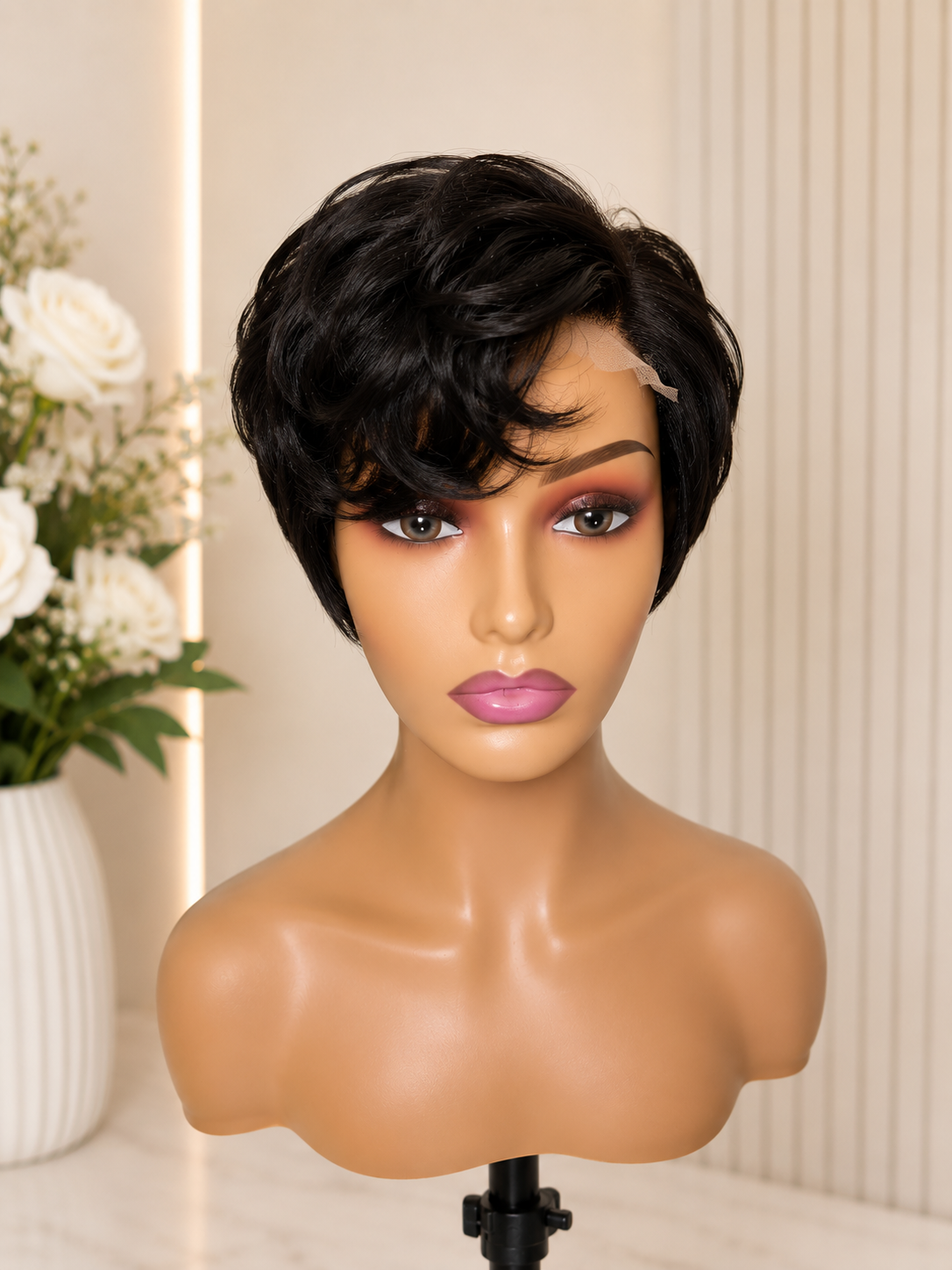 Pixie Cut Brazilian Wig | Natural Colour