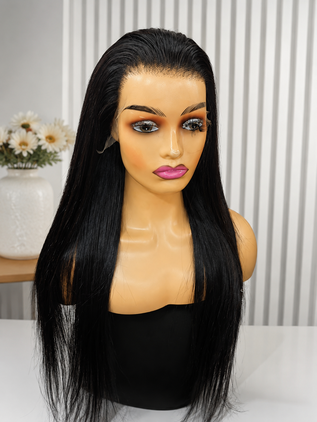 HD Lace Double Drawn Wig – 24" | Natural Colour