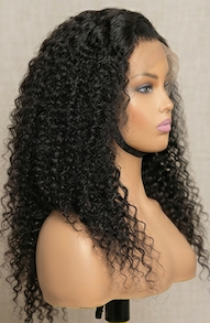 16", Brazilian Deep Wave, Full Frontal Wig,