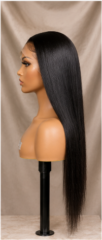 30" Peruvian Double Drawn Silky Straight HD Lace Wig