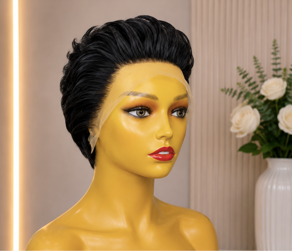Pixie Cut Wig – Natural Black #7