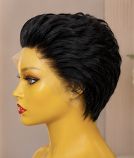Pixie Cut Wig – Natural Black #7